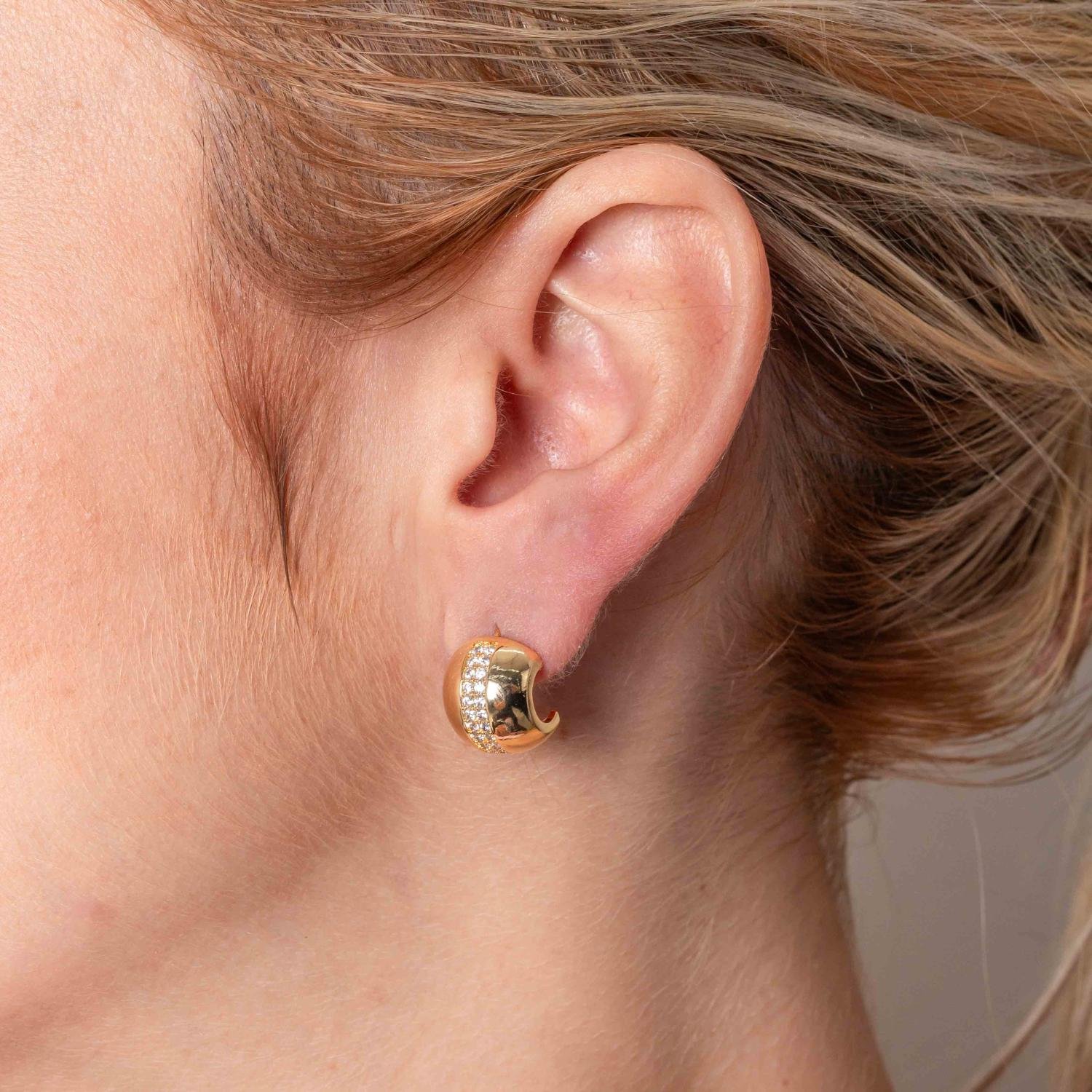 Ag-1925-Do Brinco Cravejado De Zircônias Cristais.