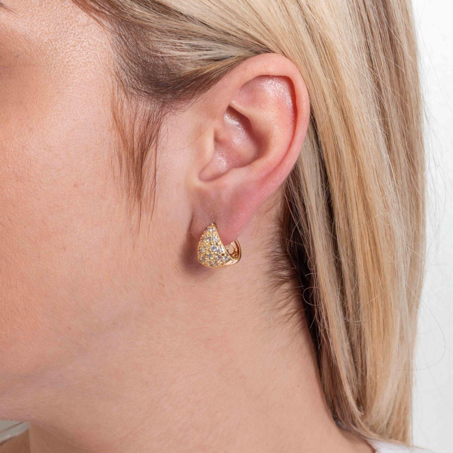 Ag-1960-Do Brinco Articulado Cravejado Cristal.