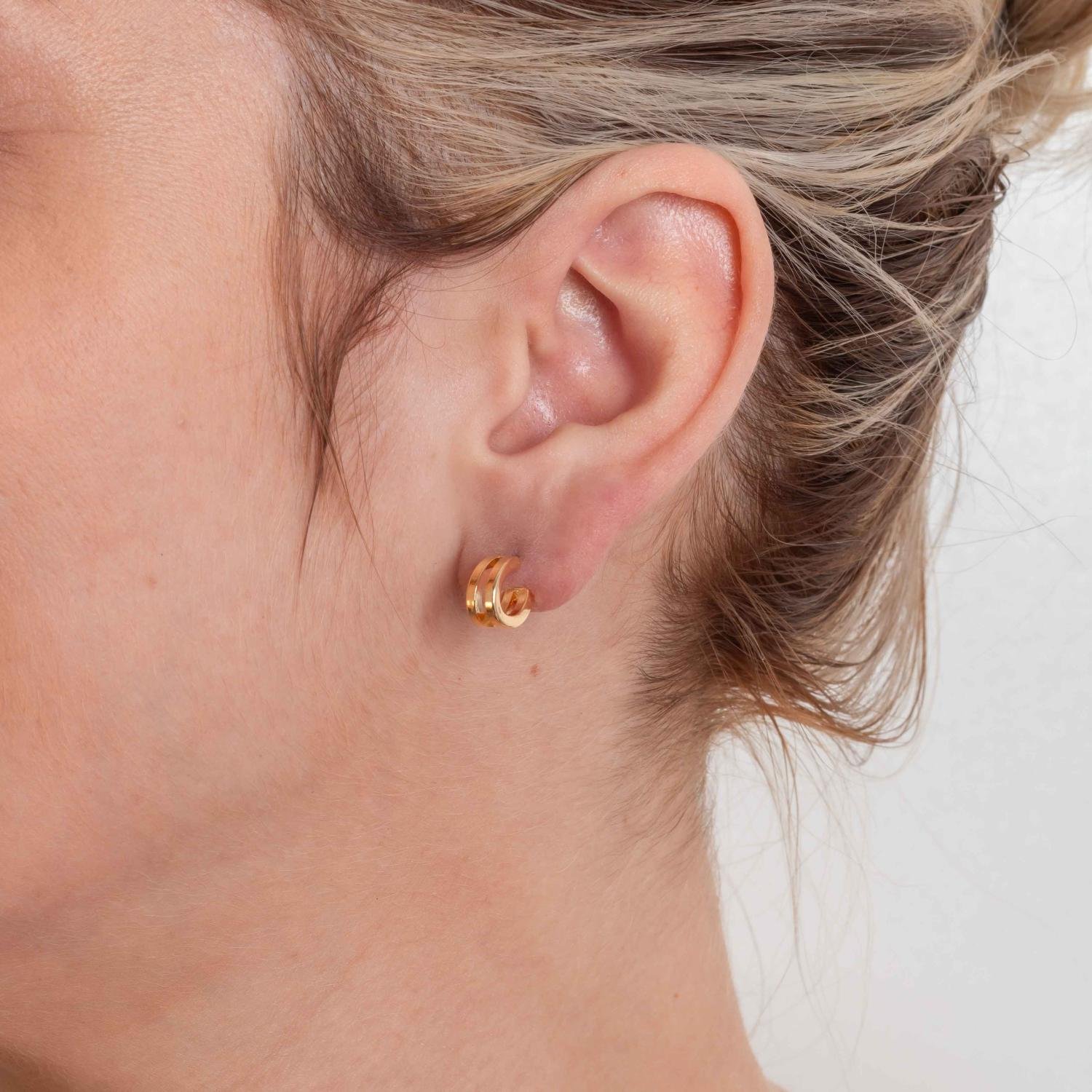 Ag-2033-Do Brinco Meia Argola Vazada.