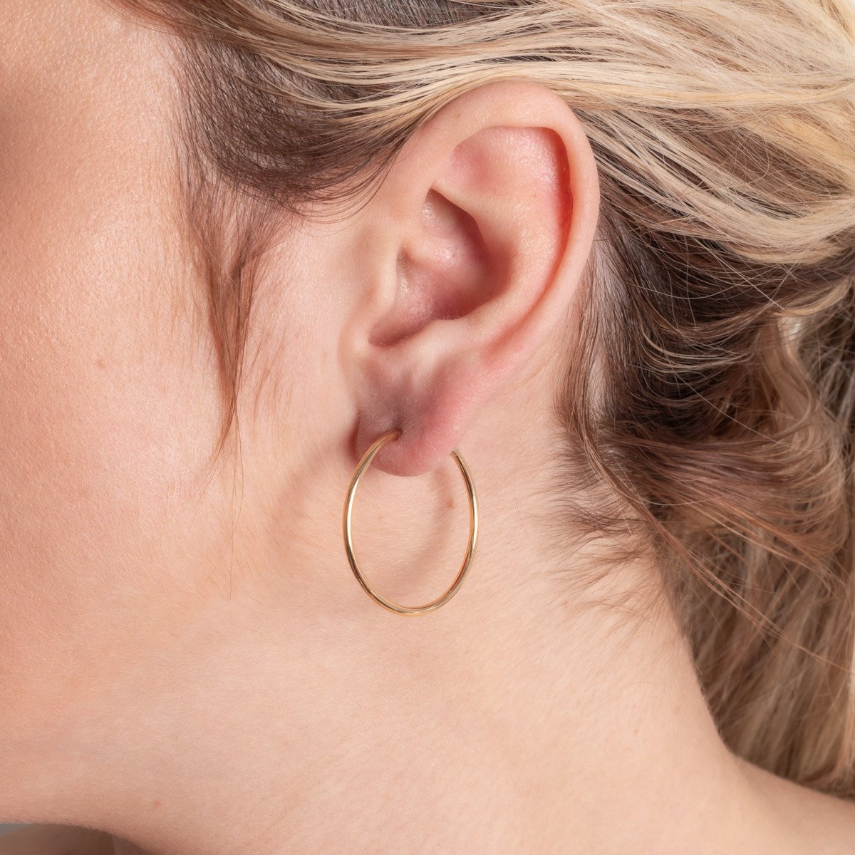 Ag-2093-Do Brinco De Argola Liso (2mmx29mm).