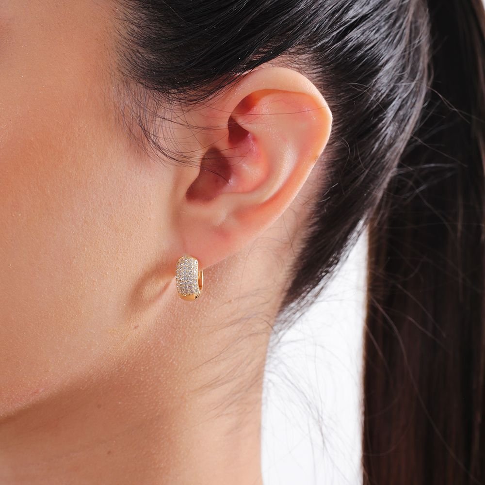 Ag-263-Do Brinco De Argolinha Articulada Cravejado (12mm)