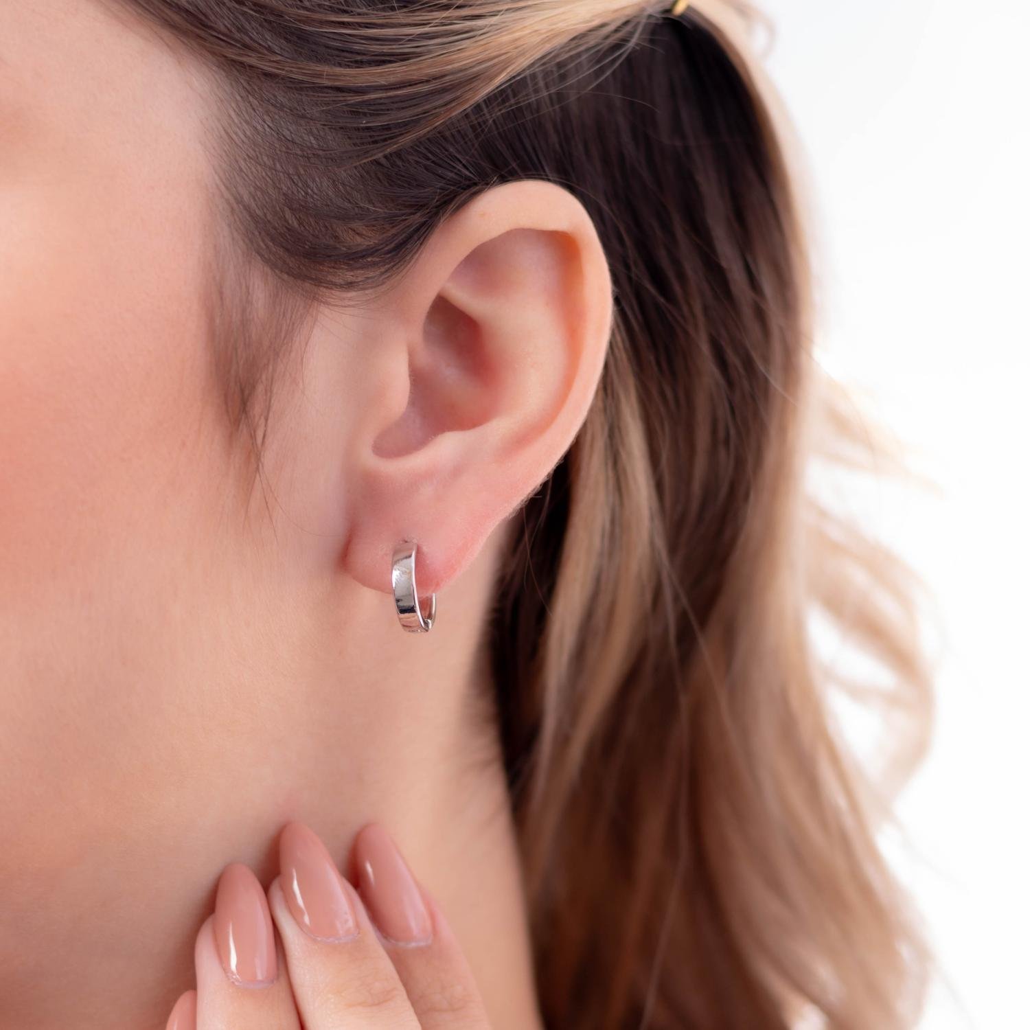 Brinco De Argola Articulada Lisa (14mm).