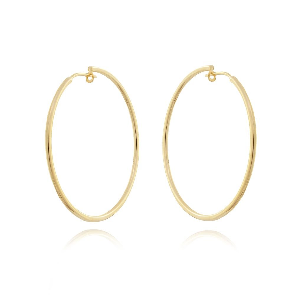 Ag-394-Do Brinco De Argola Média 36mm