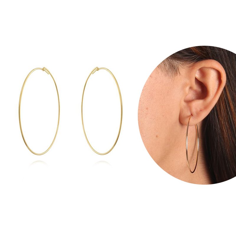 Ag-395-Do (46mm) Brinco De Argola