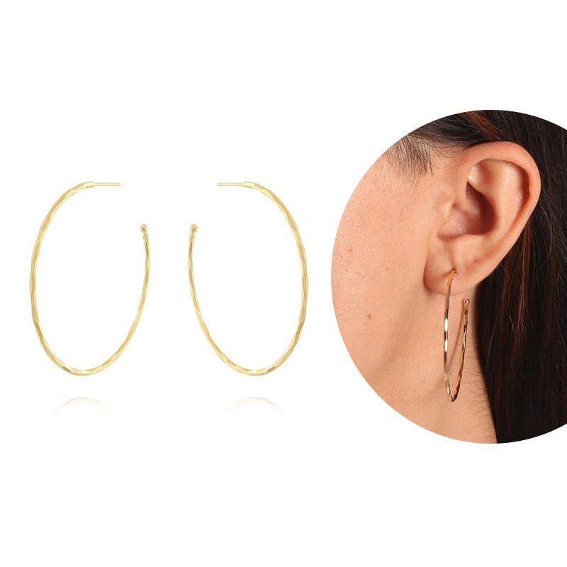 Ag-398-Do (45mm) Brinco De Argola