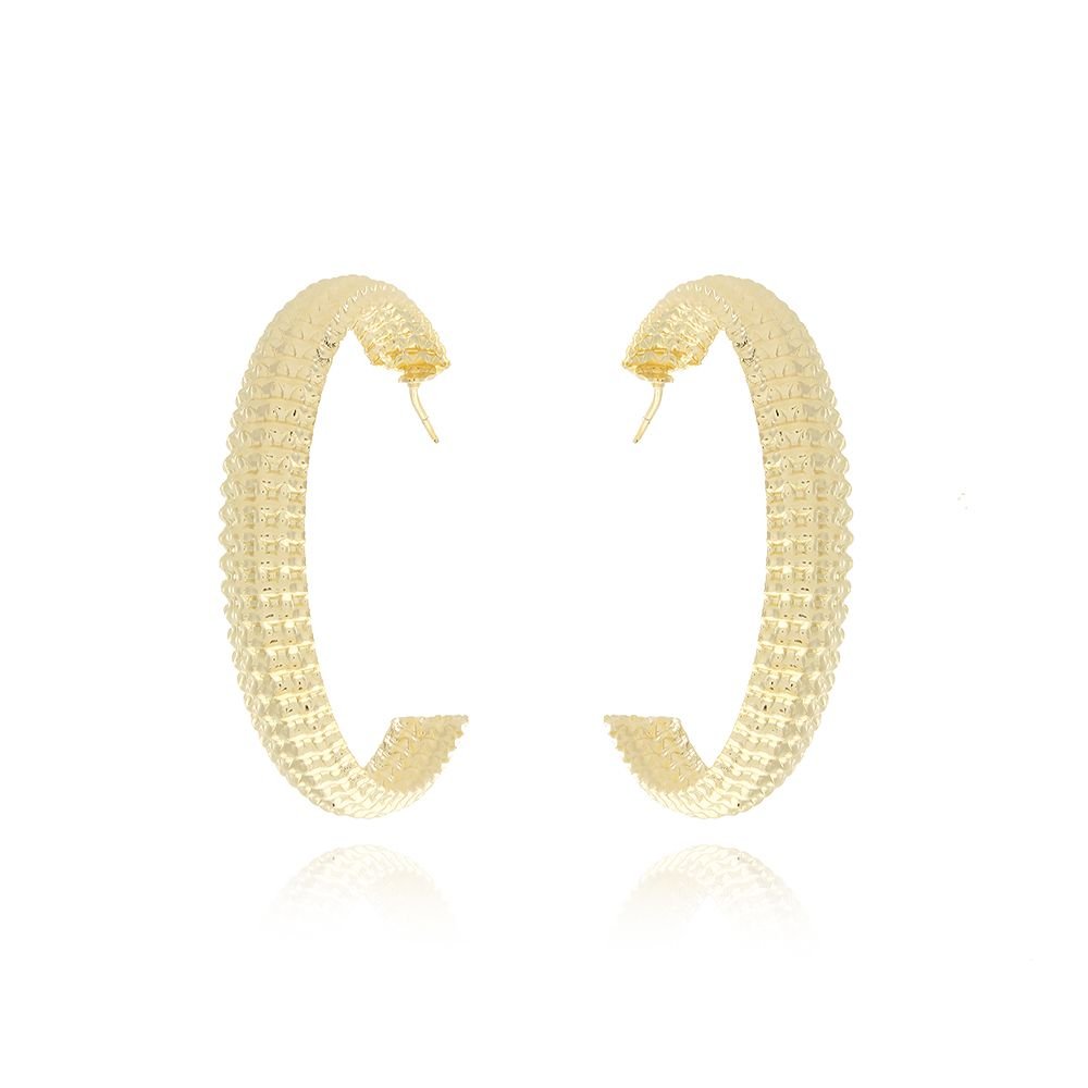 Ag-703-Do Brinco De Argola Detalhada