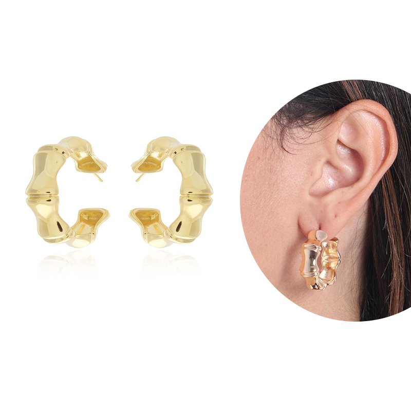 Ag-793-Do Brinco Meia Argola 