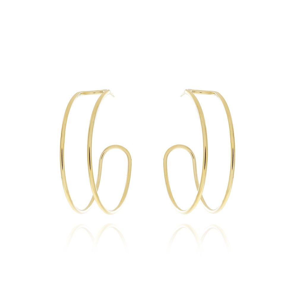 Ag-800-Do Argola Fio Duplo (30mm).