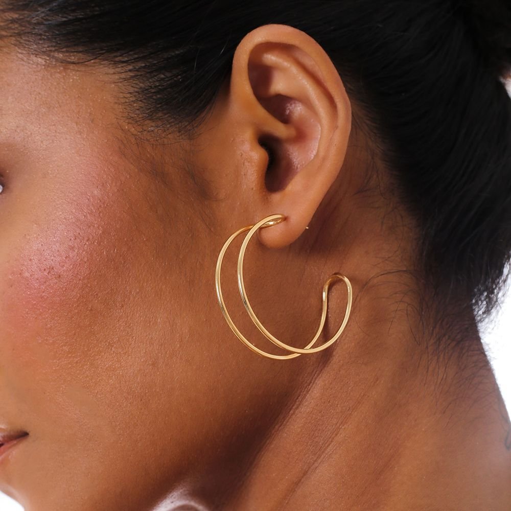 Ag-801-Do Argola Fio Duplo