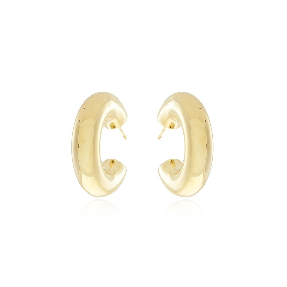 Ag-844-Do Brinco De Argola Tubular (30mm)