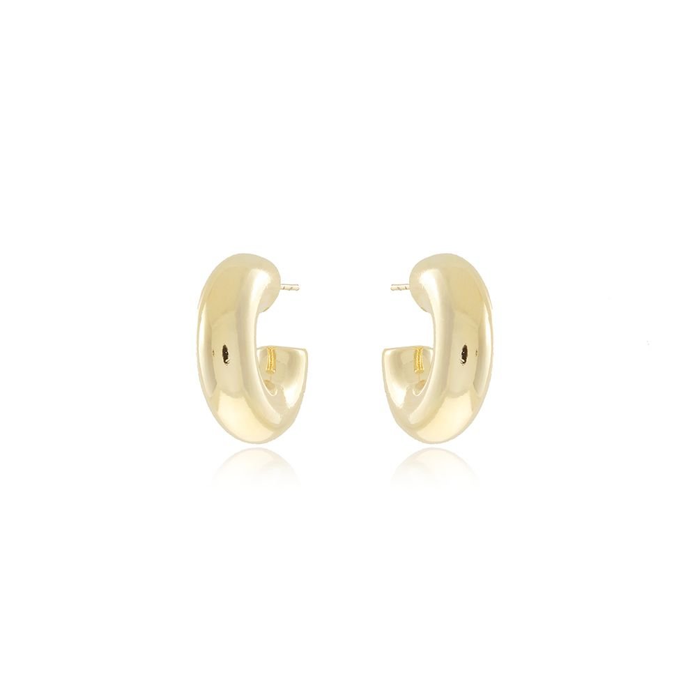 Ag-846-Do Brinco Meia Argola Tubular (25mm)