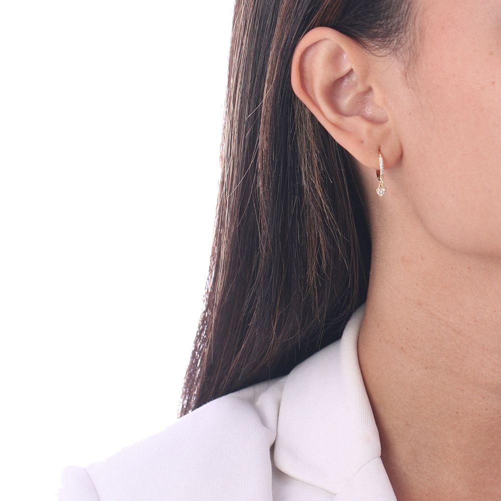 Ag-891-Do Brinco Argolinha Coração E Menininha 