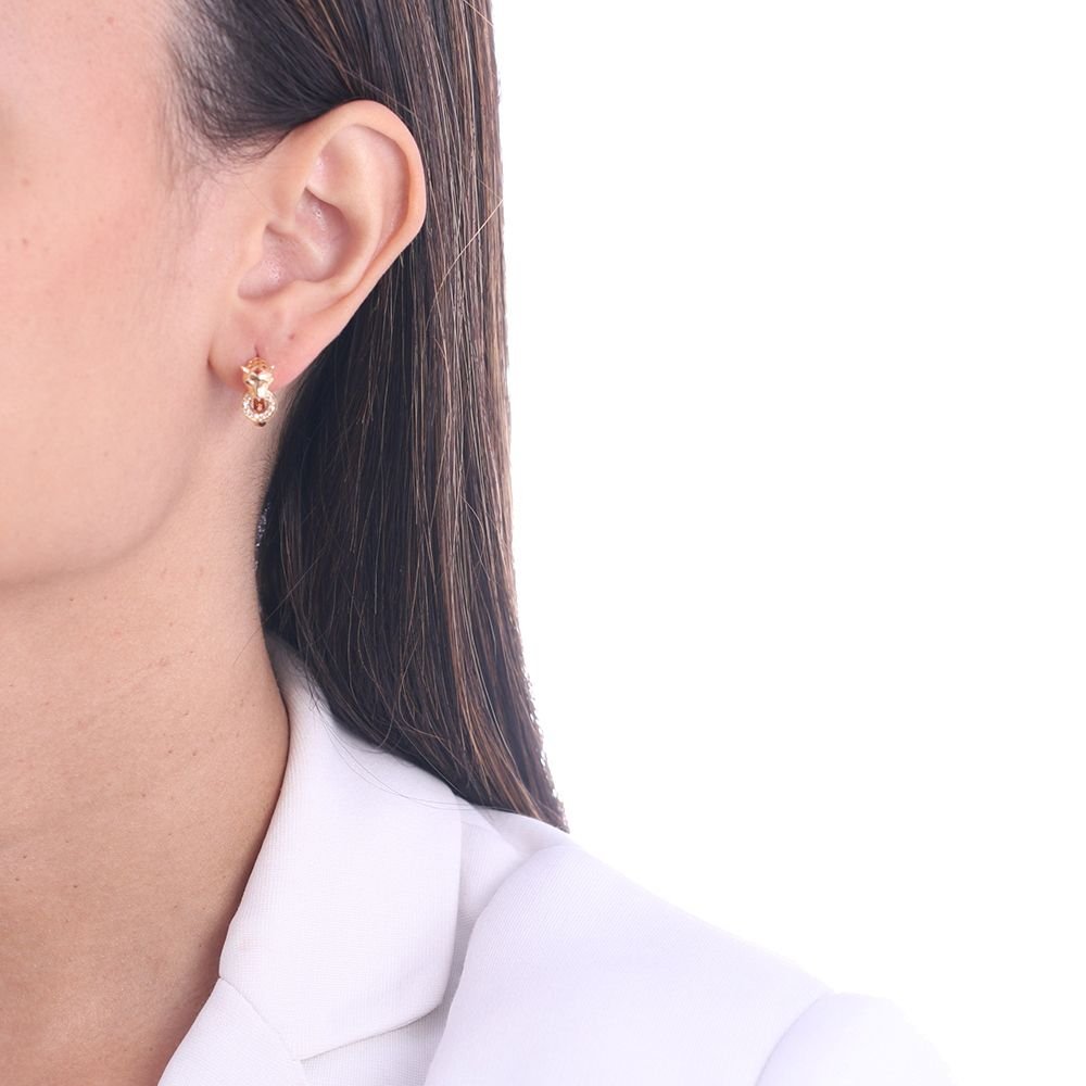 Ag-896-Do Brinco De Argolinha Guepardo (15mm)