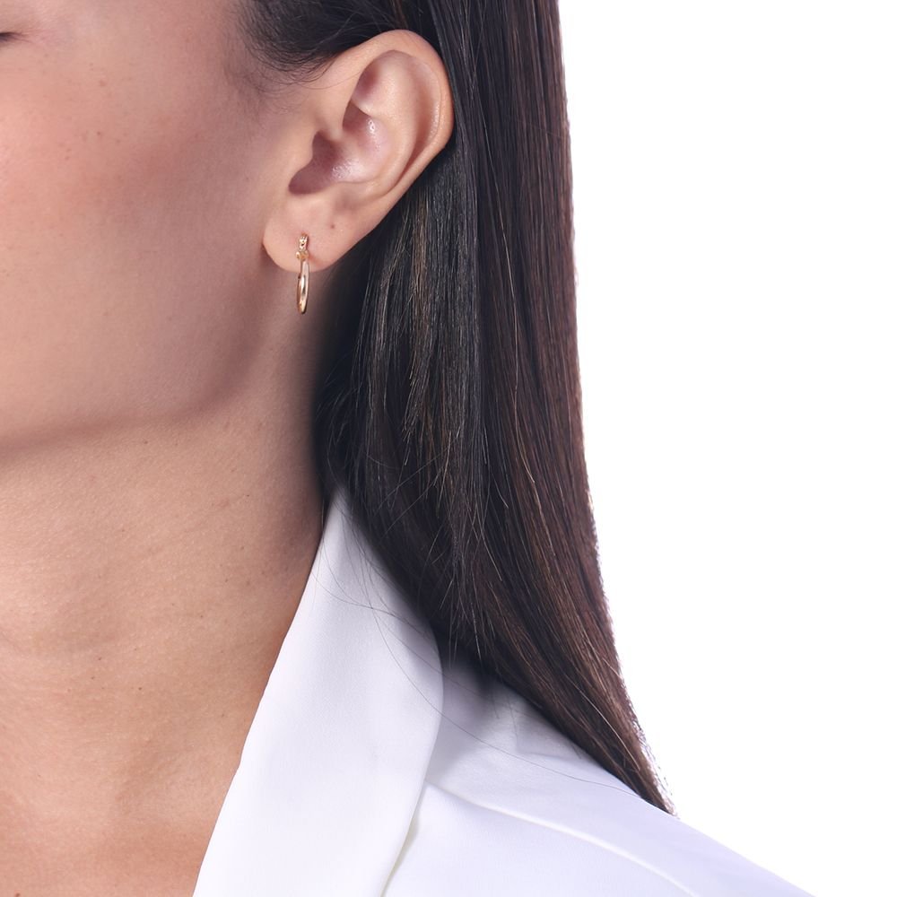 Ag-923-Do Brinco De Argola Lisa (18mm)