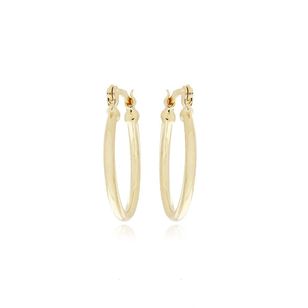 Ag-924-Do Brinco De Argola Lisa (24mm)