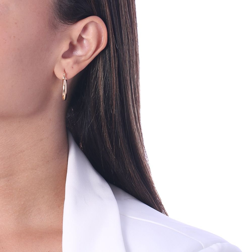 Ag-936-Do Brinco De Argola Lisa (25mm)