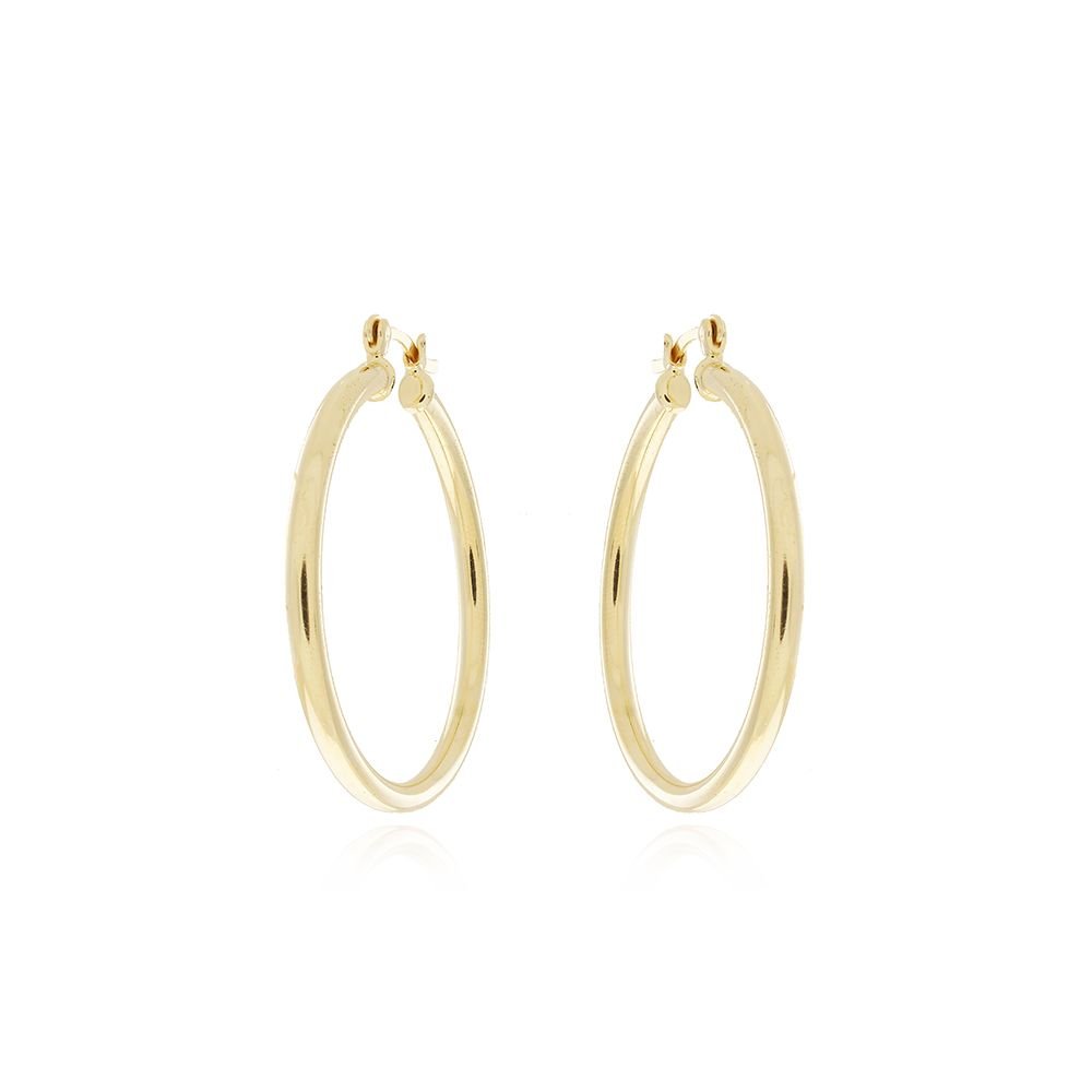 Ag-938-Do Brinco De Argola Lisa (43mm)
