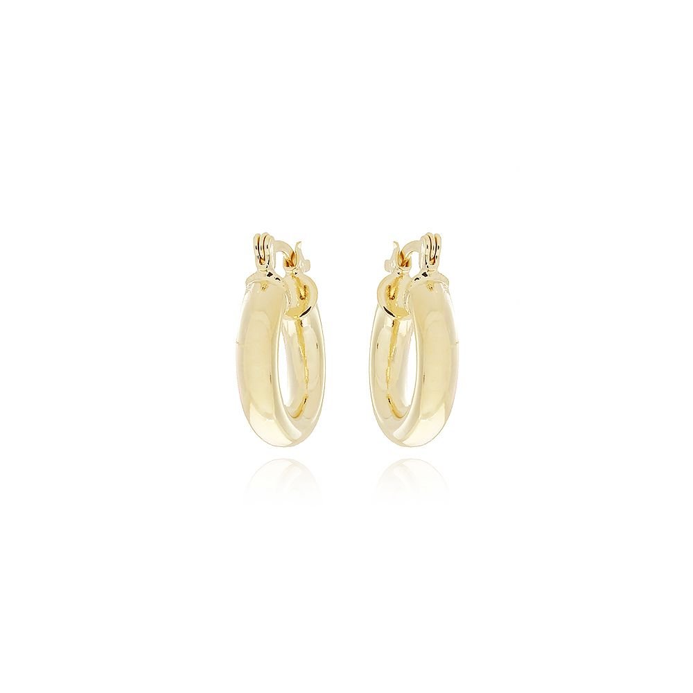 AG-944-DO BRINCO DE ARGOLA TUBULAR LISA (20MM)