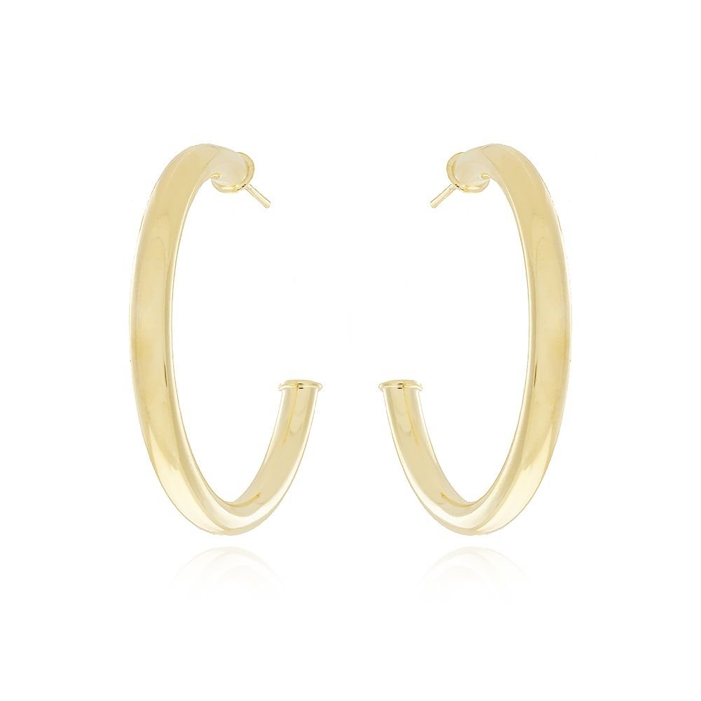 Ag-949-Do Brinco Meia Argola Lisa (41mm)