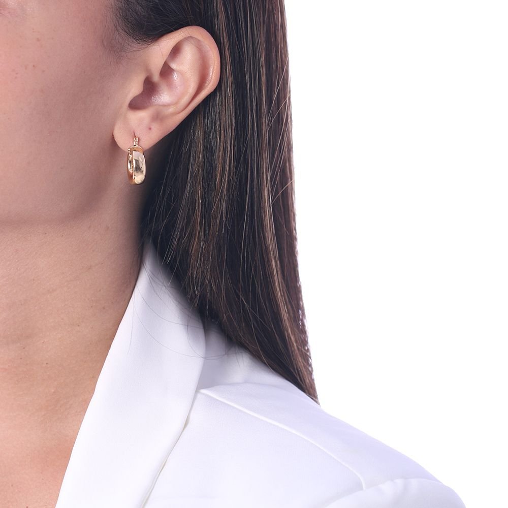 Ag-961-Do Brinco De Argola Lisa (21mm)