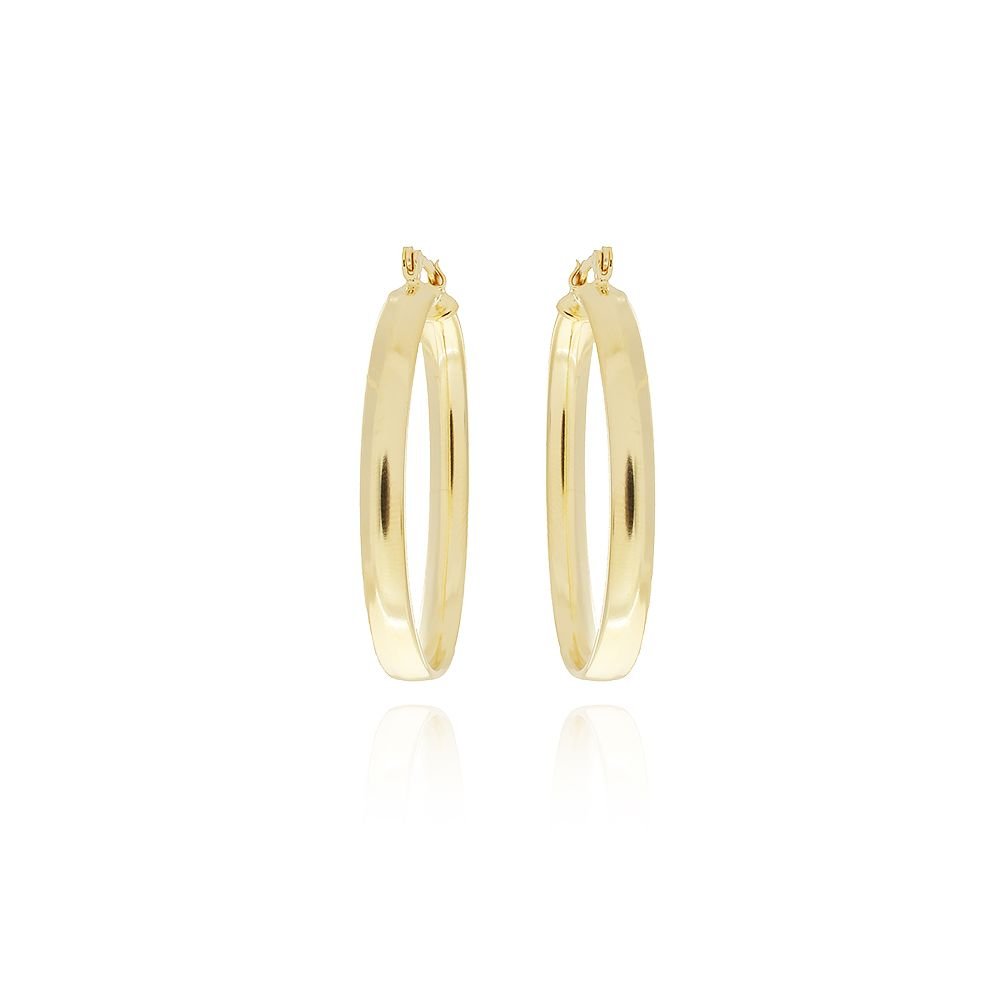Ag-967-Do Brinco De Argola Lisa (44mm)