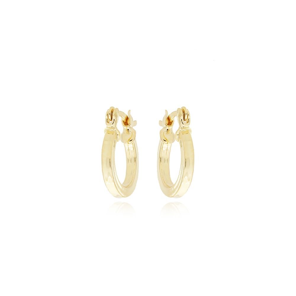 Ag-981-Do Brinco De Argola Quadrada Lisa (22mm)