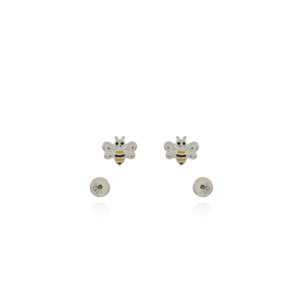 Ag-Bri-40 Brinco De Abelhinha Resinado Baby