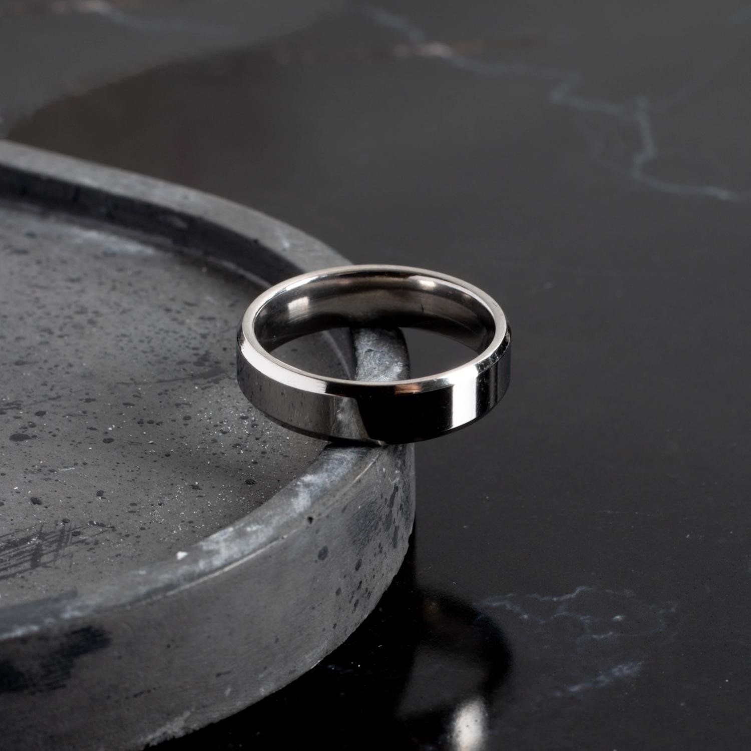 An-2011-Aço Inox Anel Masculino Liso (Aço Inox).