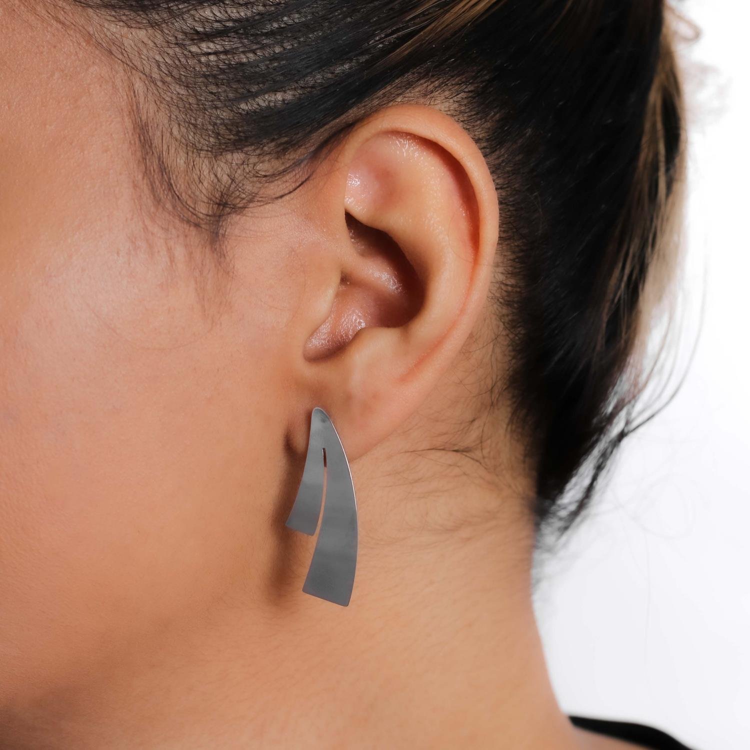 Bla-118-Inox Brinco Liso (Aço Inox).