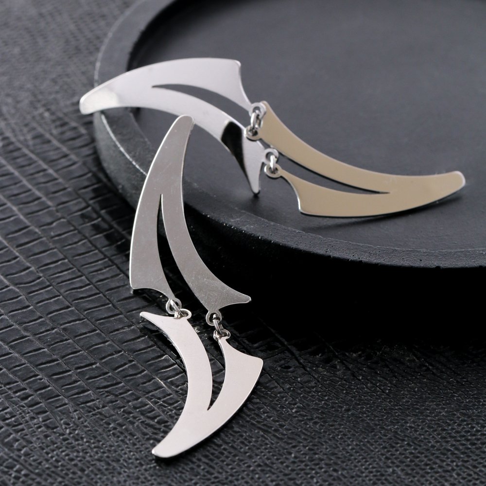 Bla-64-Inox Brinco Longo (Aço Inox).&Nbsp;