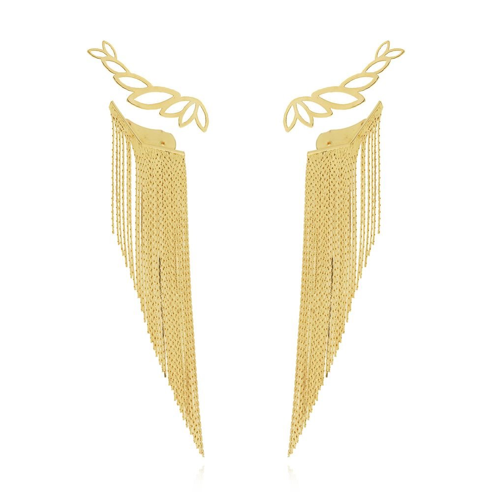 Bll-22-Do Brinco Ear Cuff De Franja 0,8mm