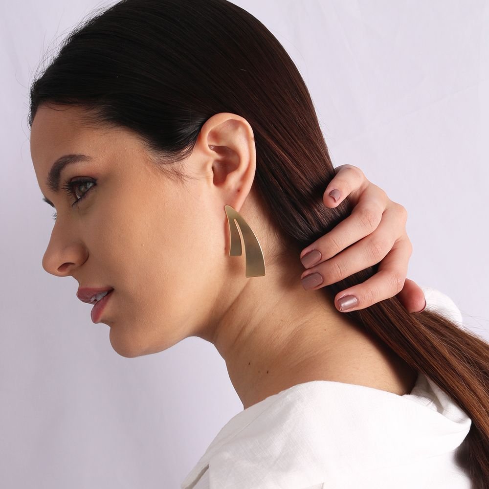 Bls-2220-Ac (Acetinado) Brinco Grande Liso