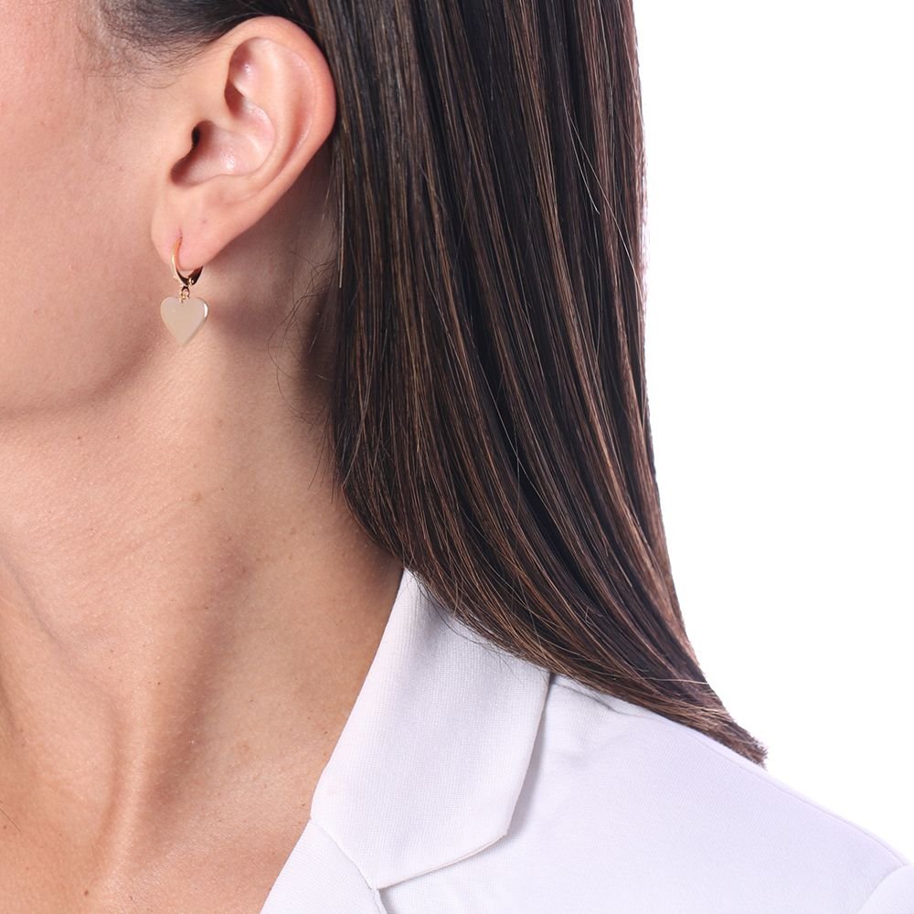 Bls-2278-Do Brinco Argolinha Articulada De Coração