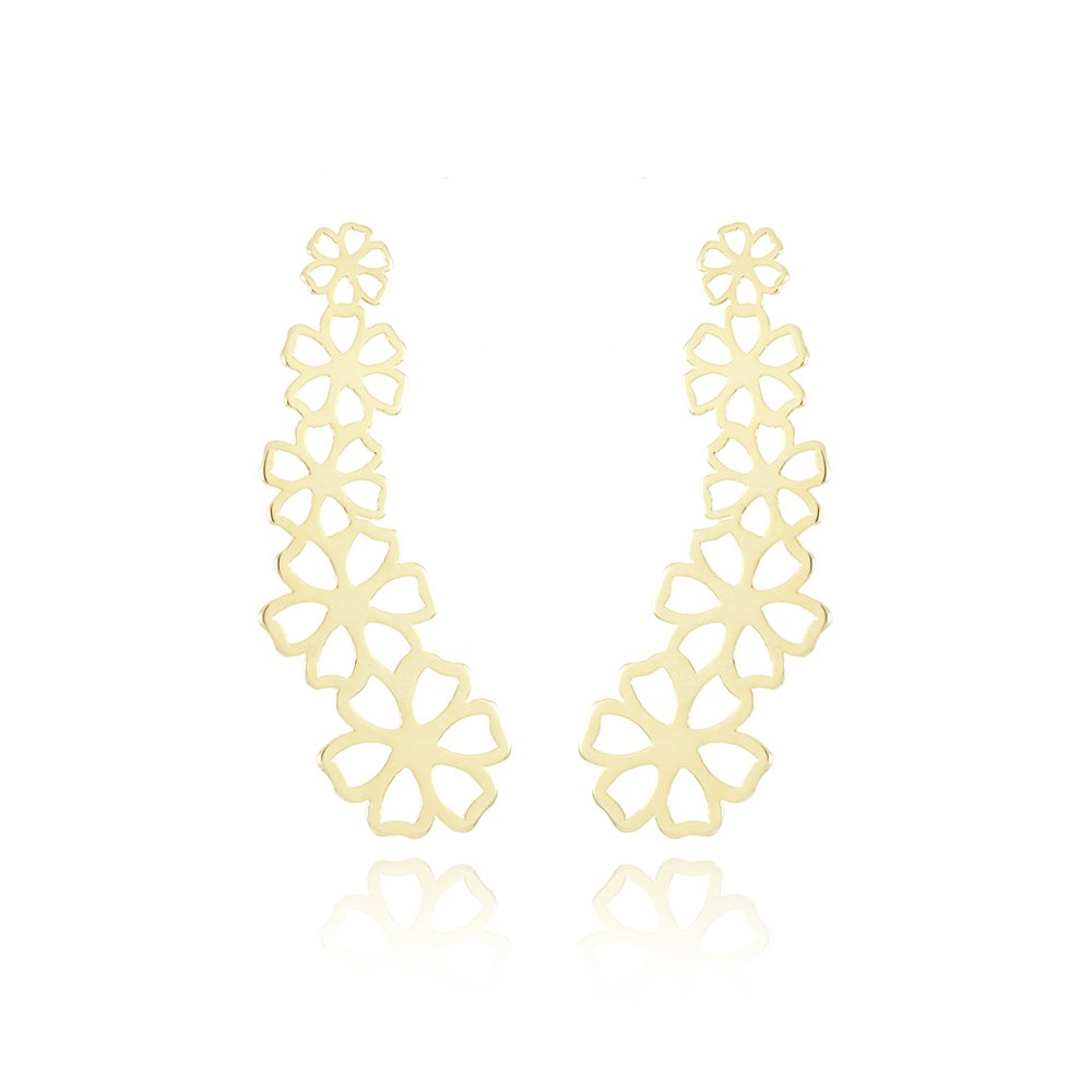 Bls-2490-Do Brinco Era Cuff Flor Vazada.