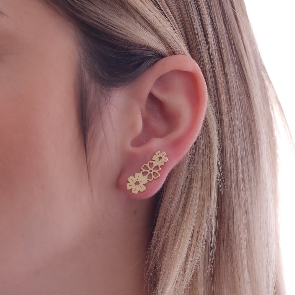 Bls-2493-Do Brinco Ear Cuff Flor.