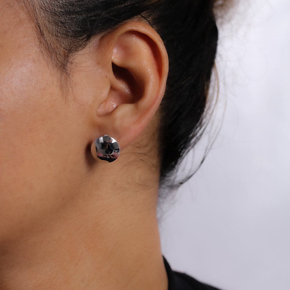 Bls-2665-Rd Brinco Liso - Ródio Branco.