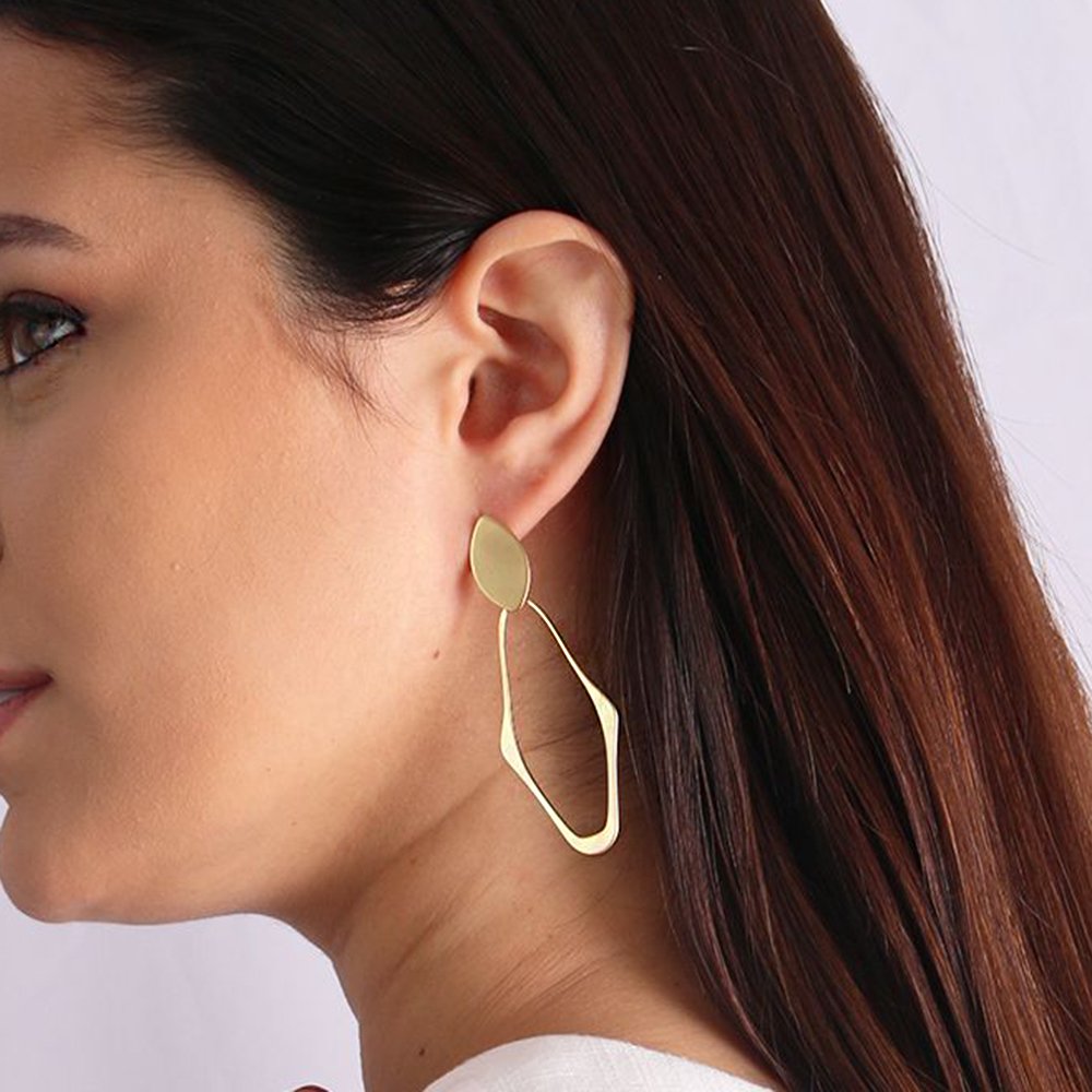 Bls-2688-Ac (Acetinado) Brinco Grande Detalhado