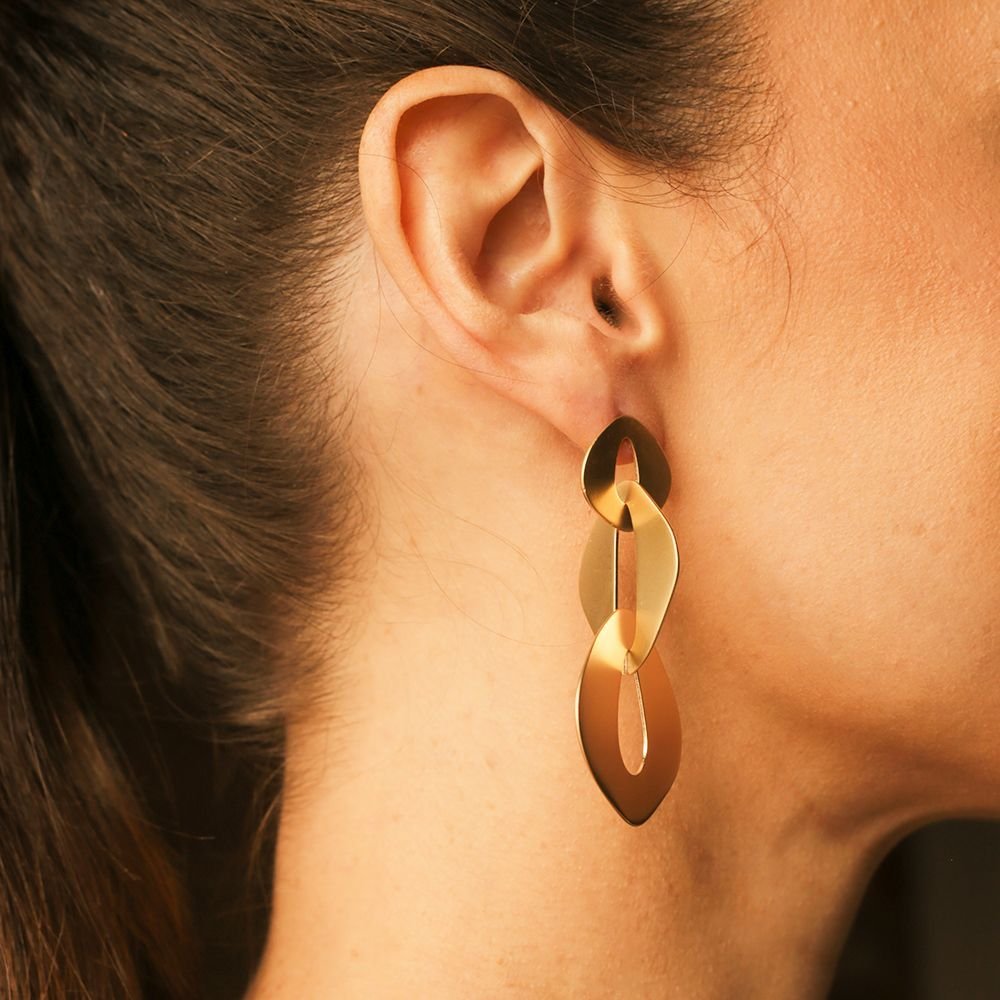 Bls-2690-Ac (Acetinado) Brinco Grande Vazado