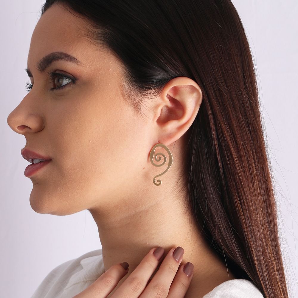 Bls-2856-Ac (Acetinado) Brinco De Espiral