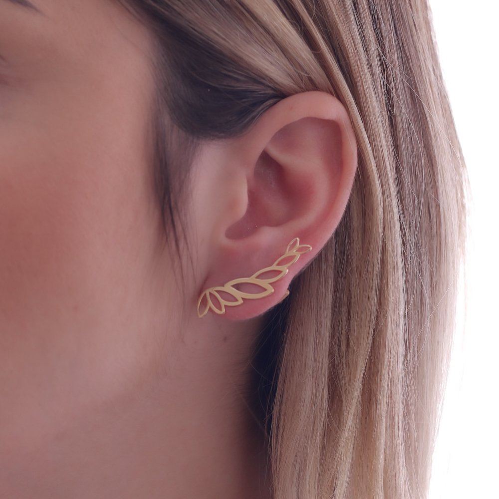 Bls-30-Do Brinco Ear Cuff Vazado.