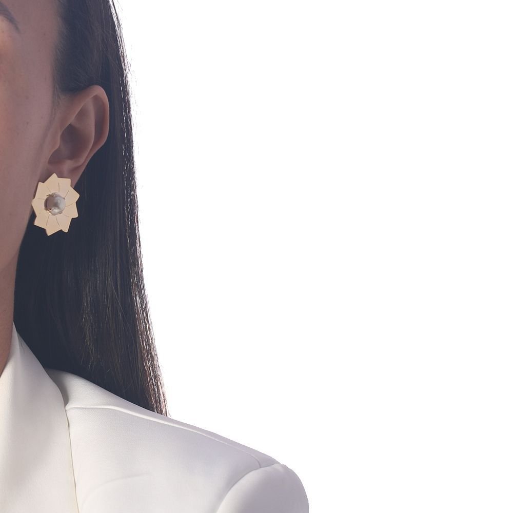 Bls-3003-Do Brinco De Pressão Com Pérola.