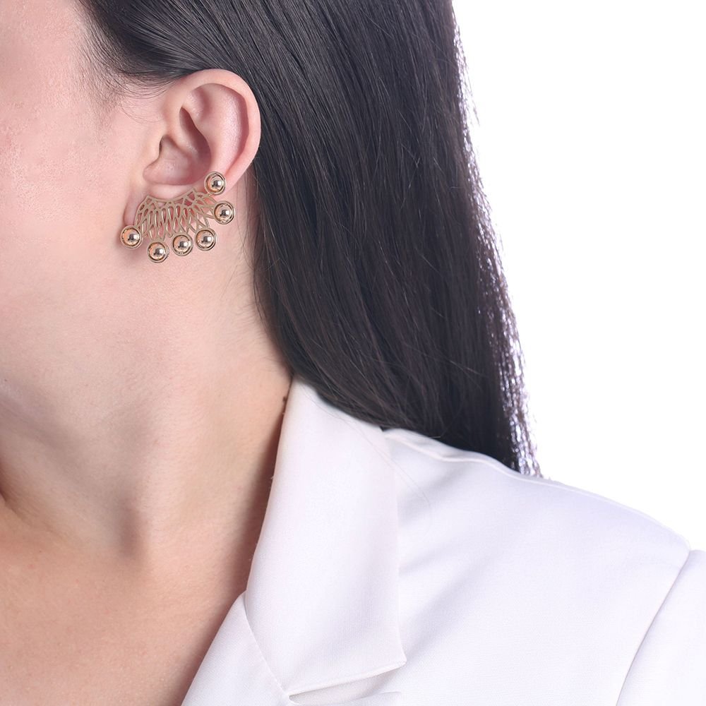 Bls-3143-Do Brinco Detalhado Ear Cuff (8,Cm).