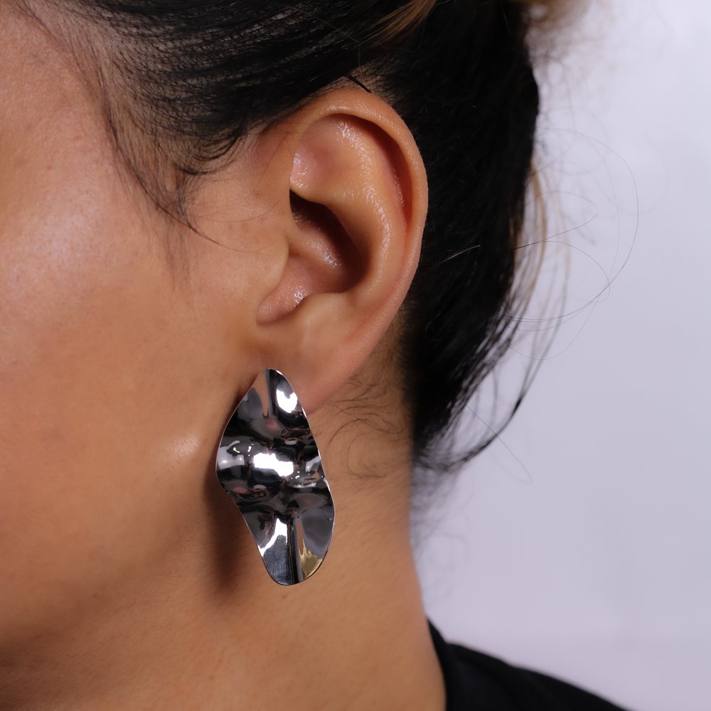 Bls-3739-Rd Brinco Orgânico - Ródio Branco.