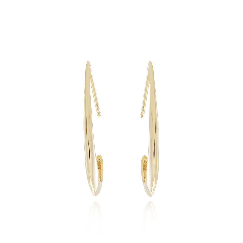 Br-1090-Do Brinco De Meia Argola Oval (30,5mm)