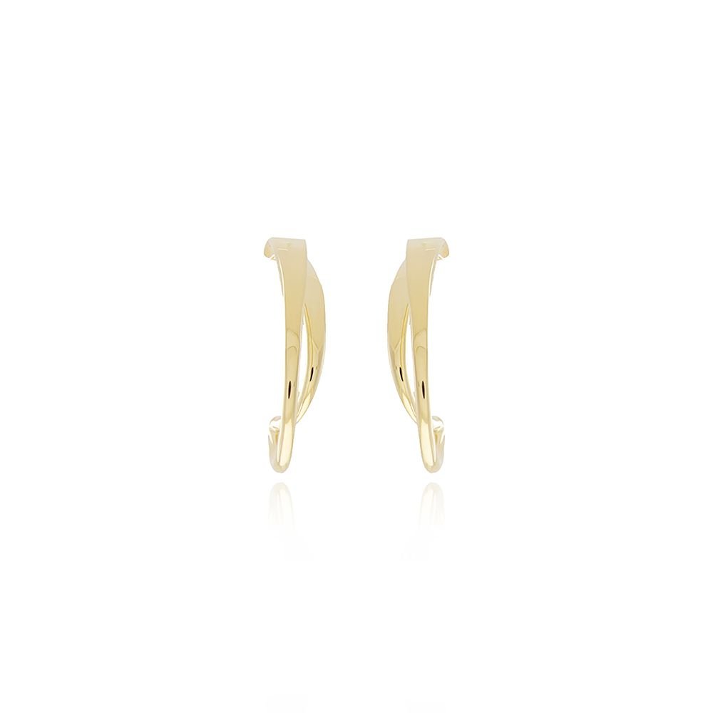 Br-1091-Do Brinco De Argola Meia Lua (29mm)