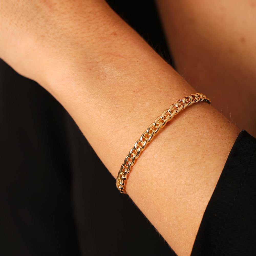 Brc-103-Fo Bracelete Ajustável De Elos