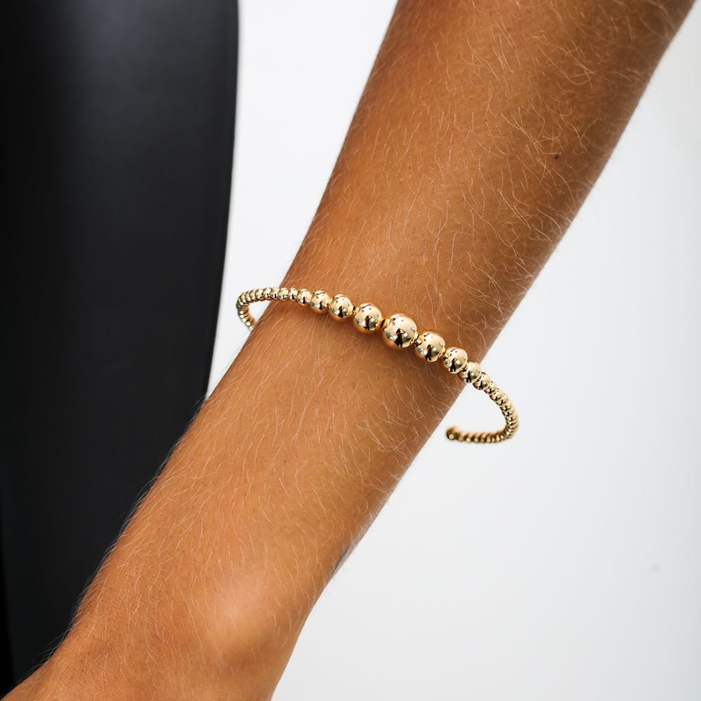 Brc-105-Fo Bracelete Ajustável De Esferas