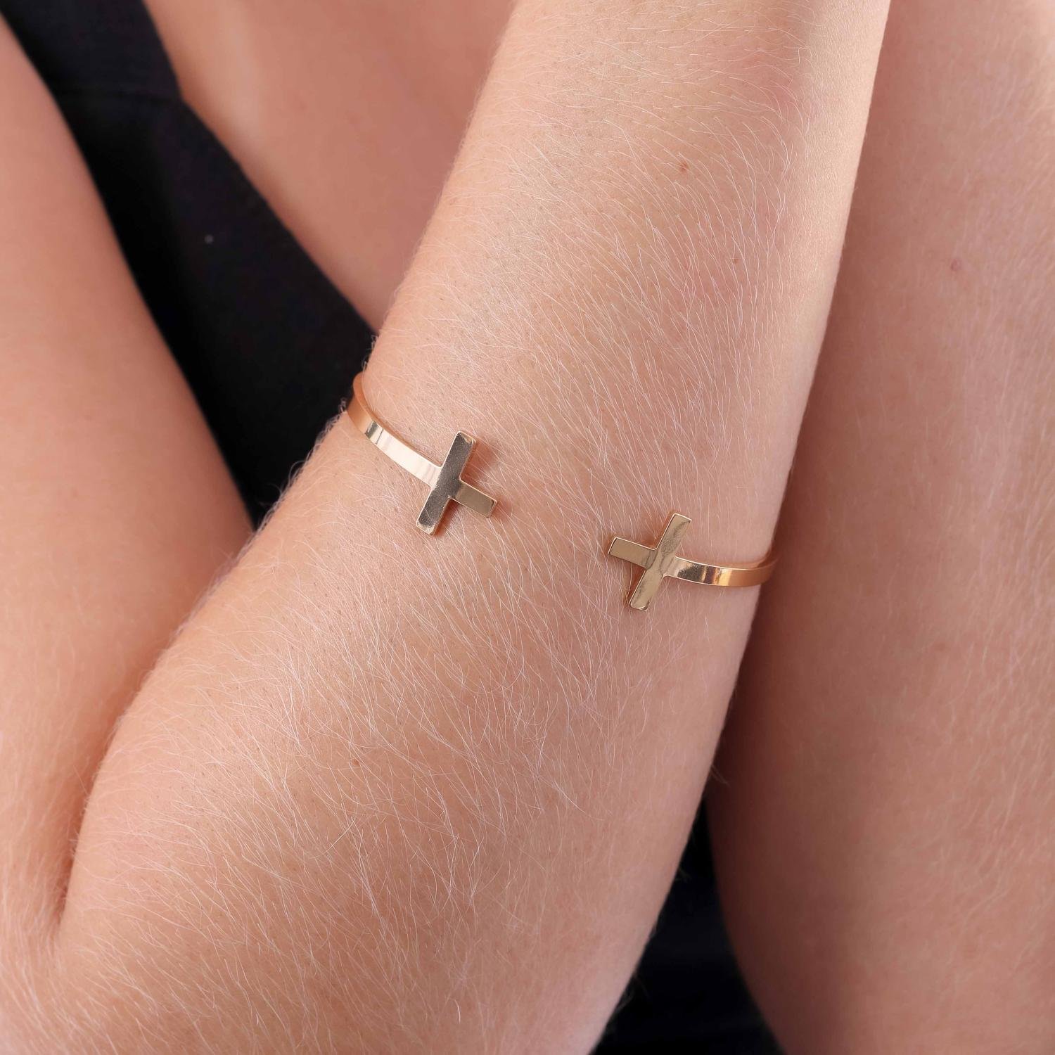 Brc-129-Fo Bracelete De Cruz.