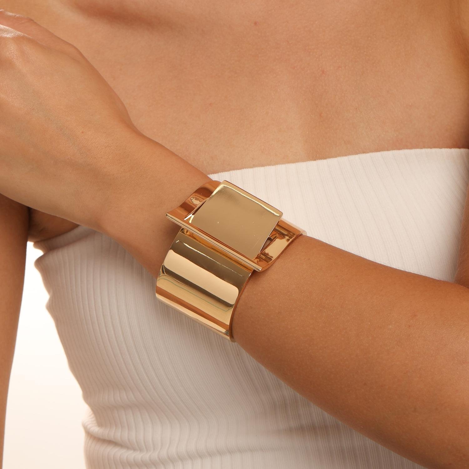 Brc-320-Fo Bracelete Feminino com Design de Cinto