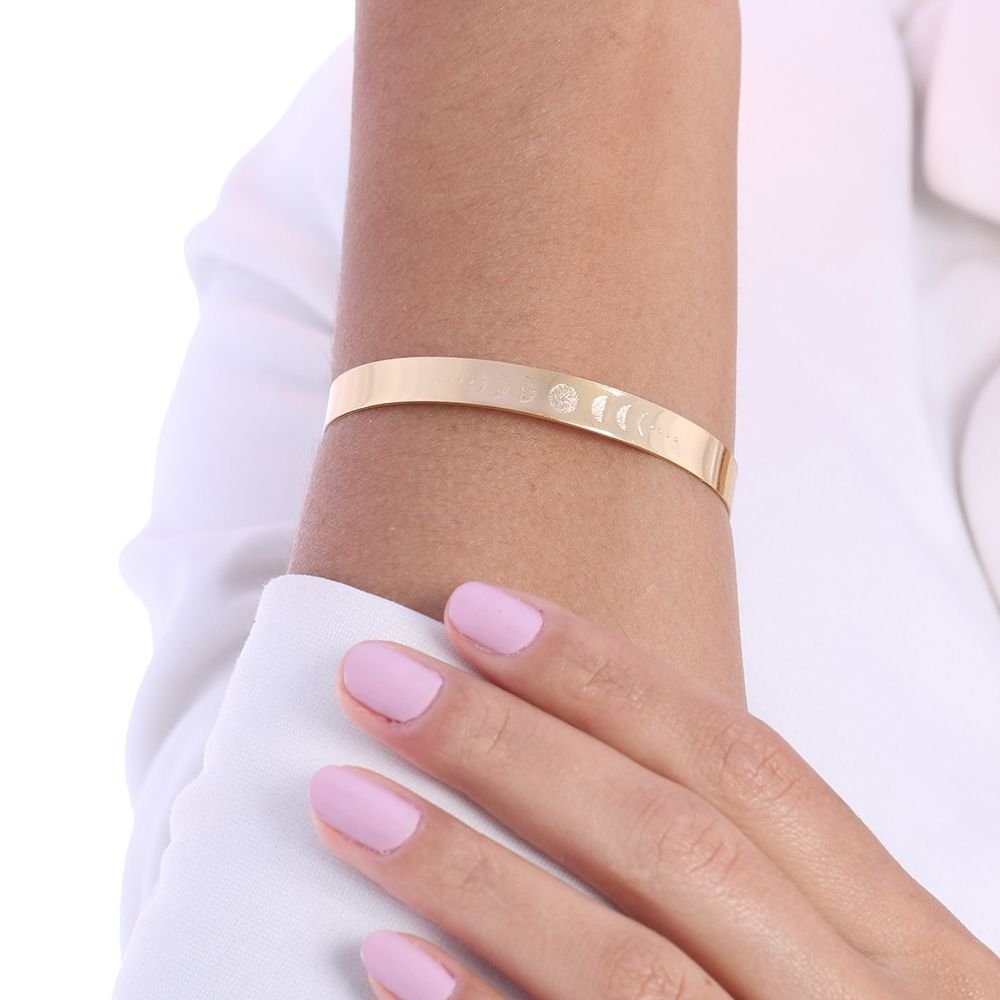 Brc-50-Fo Bracelete Fases Da Lua